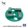 Okrągłe szlifierskie narzędzie metalowe do betonu suchego i mokrego użycia 4 przekładni w kształcie łuku 100 mm